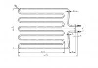 ТЭН для печи SAWO SCA-266, 2665Вт. ТЭН для печи SAWO SCA-266, 2665Вт.
