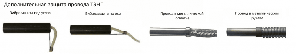 Дополнительная защита провода ТЭНП Дополнительная защита провода ТЭНП