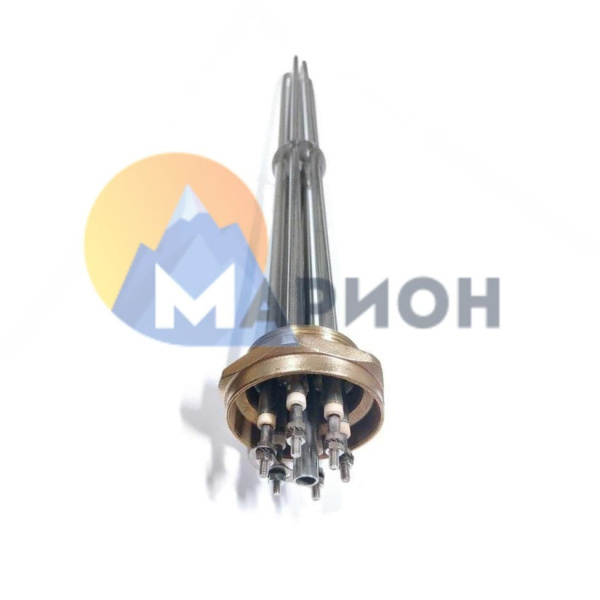 68615Р Блок тэнов KFL 15кВт, G2", 40см, нерж, 220-380В